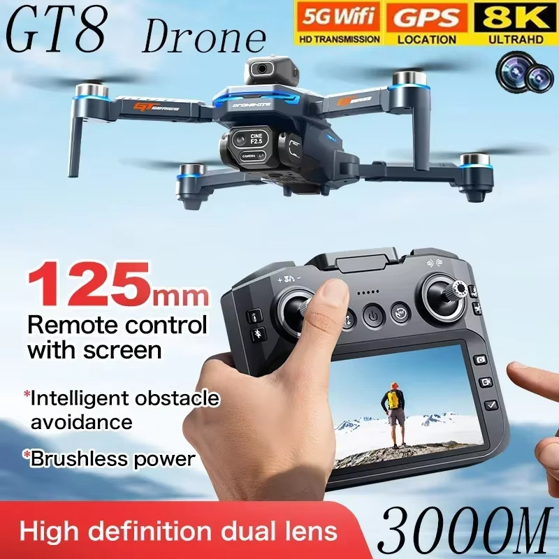 4.3-inch Screen GT8 Drone Obst - đánh giá và giá Jjrc Drone X12