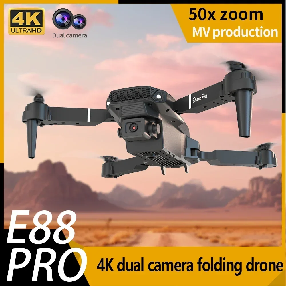 Foldable E88 Mini Drone with 4 - đánh giá và giá Eachine Drone E58