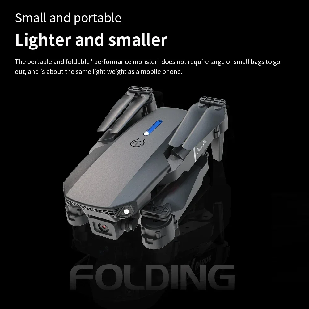 Foldable E88 Mini Drone with 4 - đánh giá và giá Eachine Drone E58
