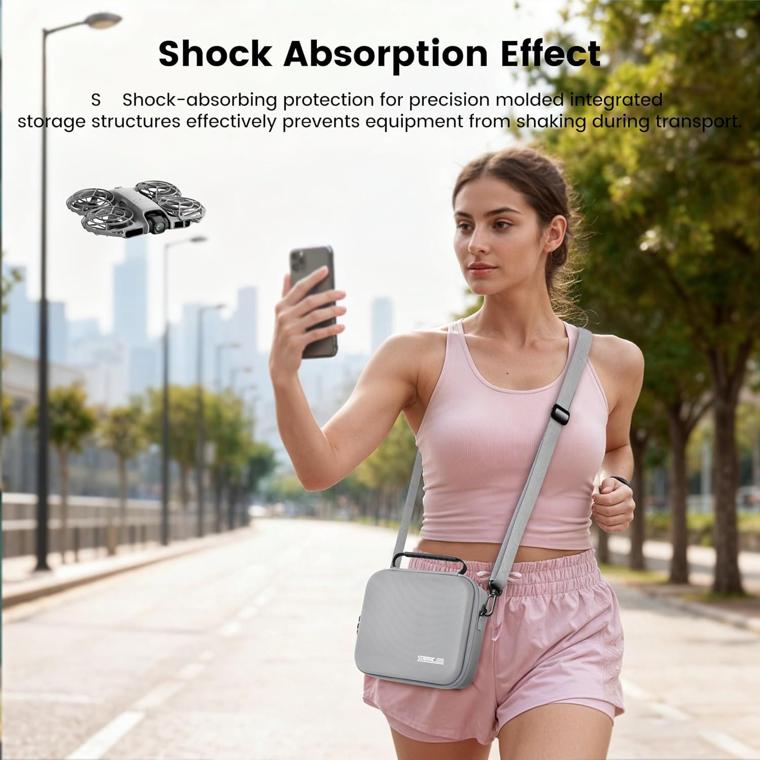 STARTRC Neo 2 Portable PU Shou - đánh giá và giá Drone Battery Case