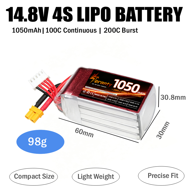 2PCS 1050mAh 2S 3S 4S RC Lipo  - đánh giá và giá Drone Battery 3S