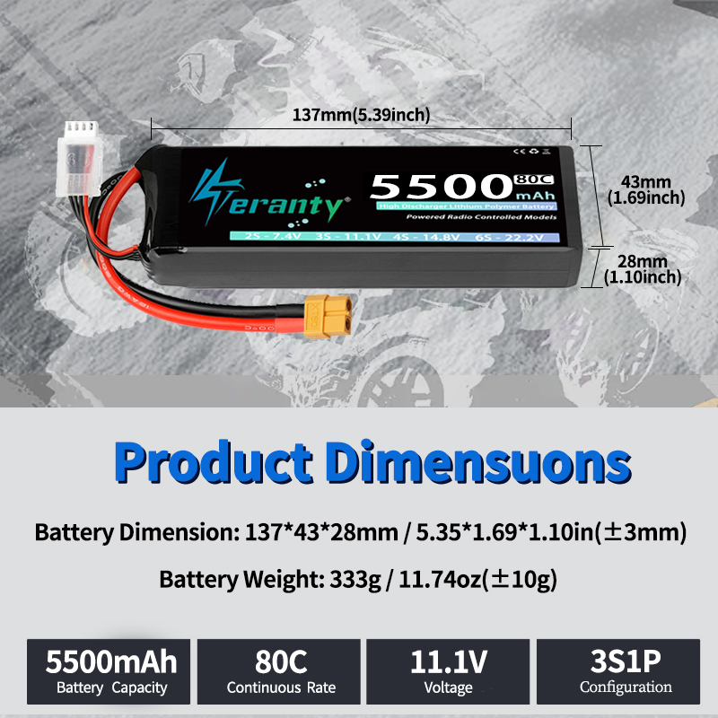 1/2pcs TERANTY 3S Lipo Battery - đánh giá và giá Drone Battery 3S