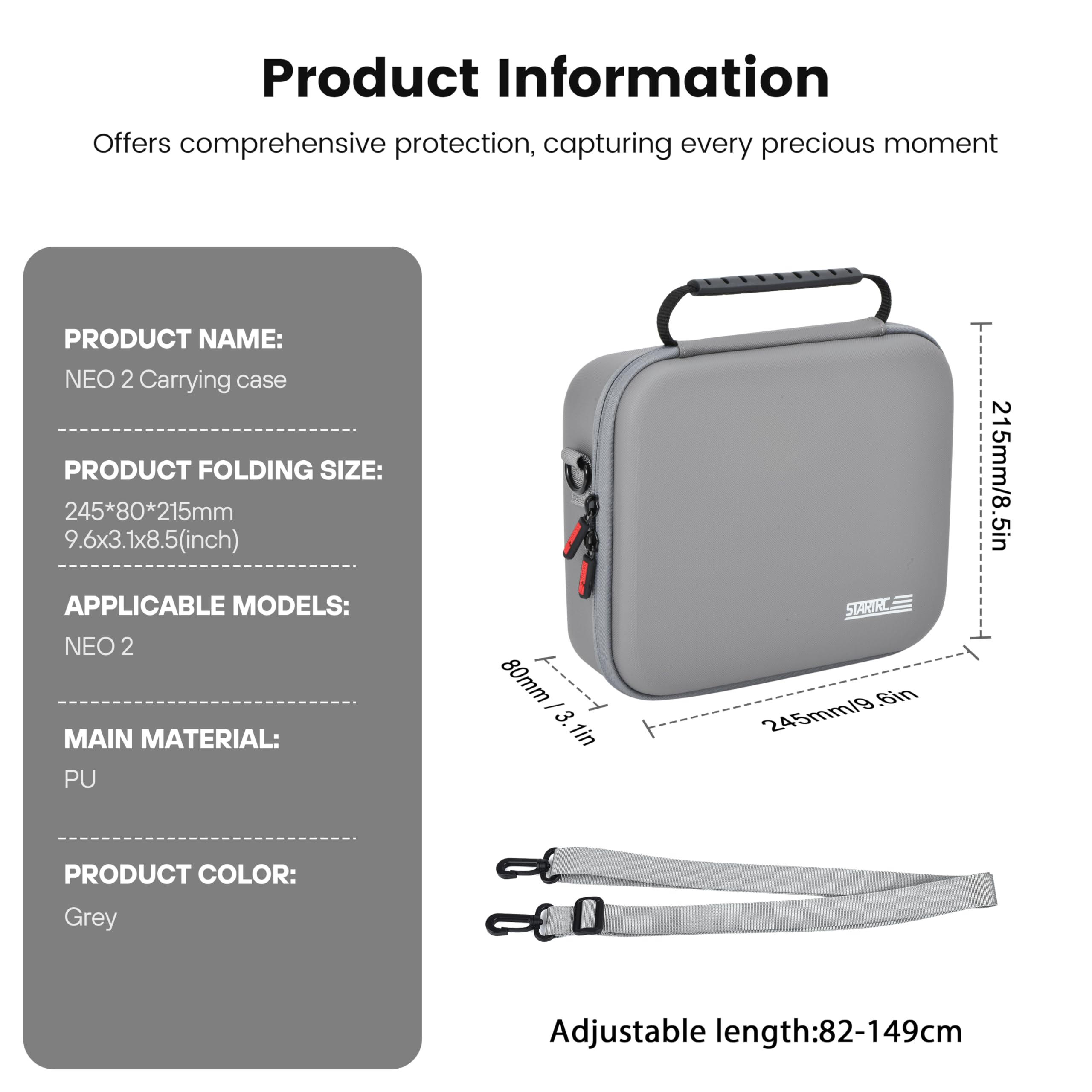 Neo 2 Portable PU Shoulder Bag - đánh giá và giá Drone Battery Case